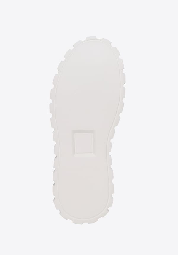 Wittchen Kvinders Læder Høj Platform Sneakers Off-White Off-White Ægte Læder