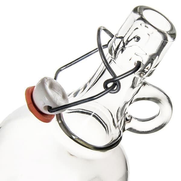 Glaskande med clip 1 l