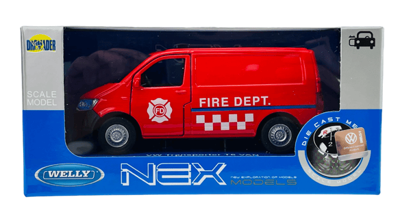 Welly VW Transporter T6 VAN palokunta 1:34