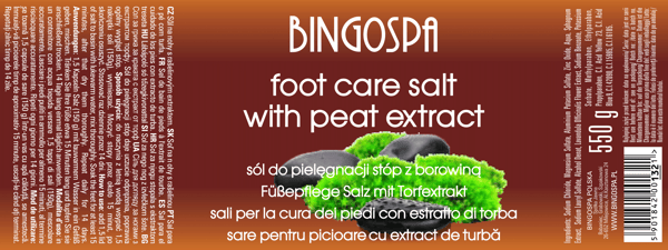 BINGOSPA fotsalt med lera