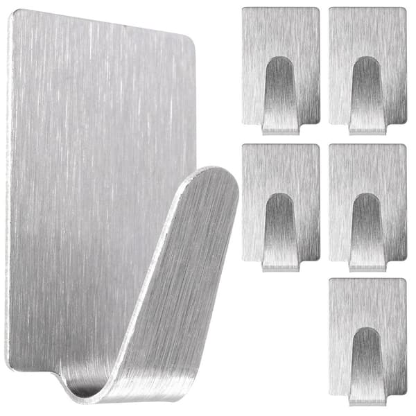 Självhäftande stålkrok 1,8x2,5 cm 6-pack