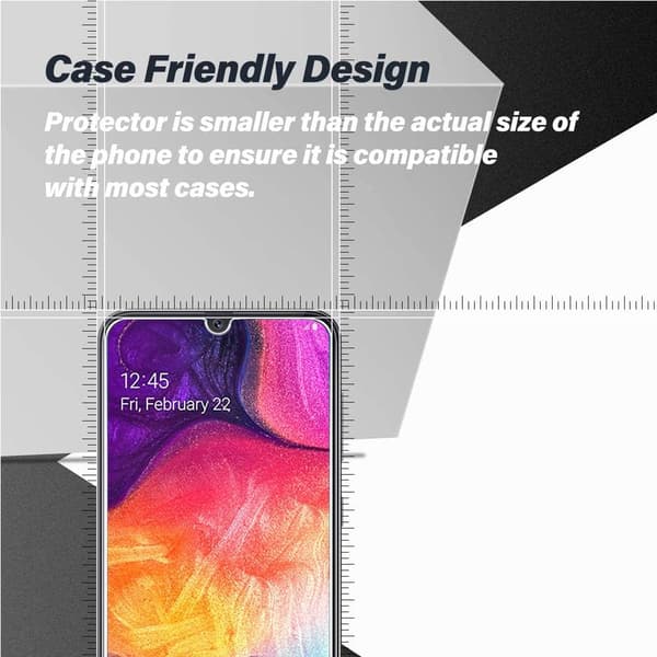 2x 9H HÄRDAT GLAS FÖR SAMSUNG GALAXY A50 HÖGT SKYDD SOLID SKYDDANDE