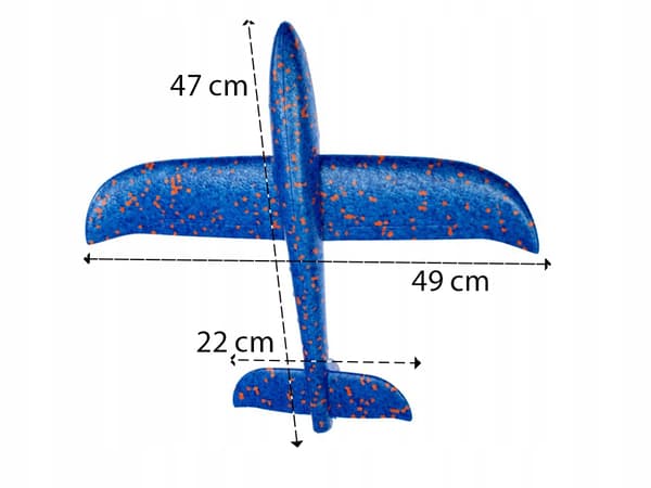 Styrofoam stor långdistans segelflygplan