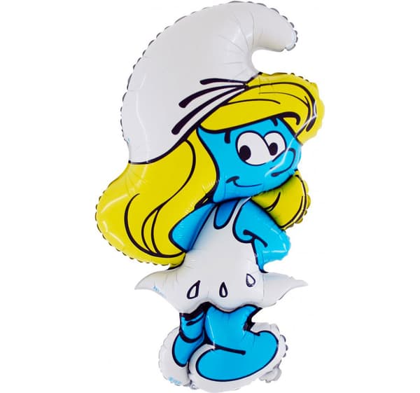 Smurffiina-folioilmapallo 53 cm 1 kpl.