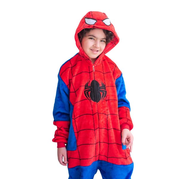 Kigurumi-pyjamas Spiderman-kostym för barn 95-105 cm