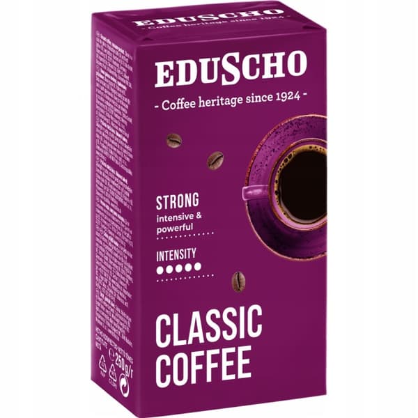 292425 Eduscho Klassisk Stærk 250g vakuum 529243