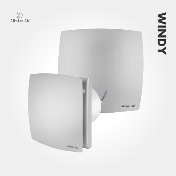 Kylpyhuonetuuletin WINDY 150 S SILVER