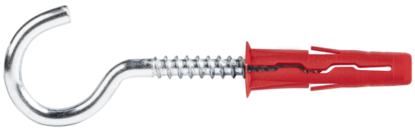 Universalstik 6x28 mm med loftkrog - plastikpose - 10 stk.
