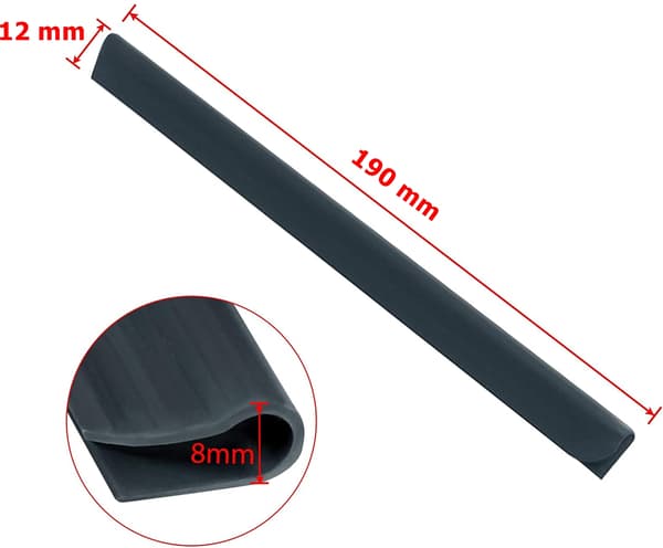 Klips til montering af hegnsbånd 450 g/m2 20 stk. grafit