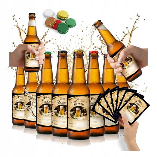 50x langhalsflaske 330ml TIL øl, bryggeri og cider + øletiket 50 stk.