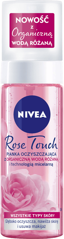 356464 NIVEA Rensande mousse Rose Touch 150 ml
