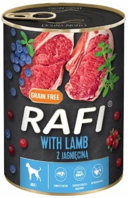 Våtfoder för hundar RAFI MIX 24x400g, olika smaker