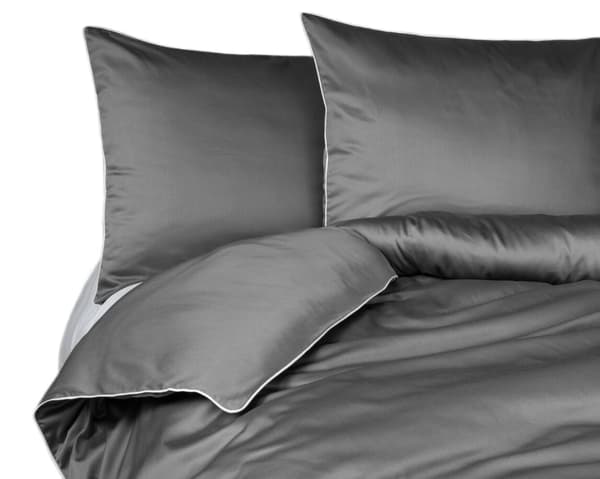 Puhdaspuuvillainen vuodevaatesetti 160x200 Premium Grey