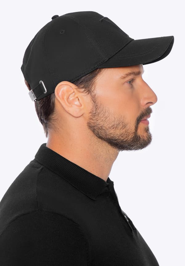 Wittchen Herre Bomuld Baseballkasket Unisex Sort Sort Bomuld