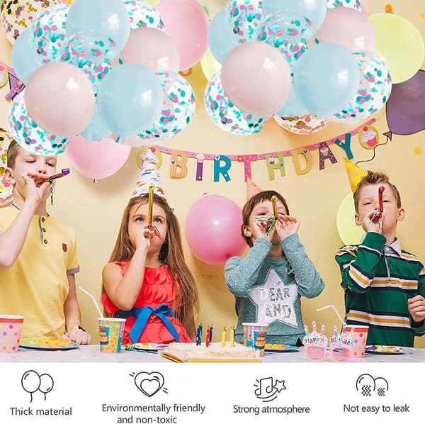 PASTELBALLONSÆT TIL BABYSHOWER BRYLLUPSDEKORATIONER