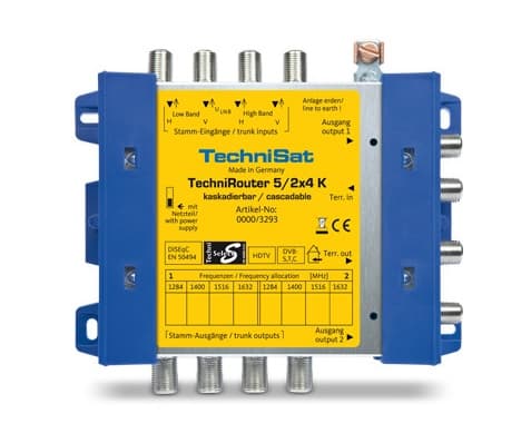 TechniRouter 5/2x4K SCR UniCable TechniSat