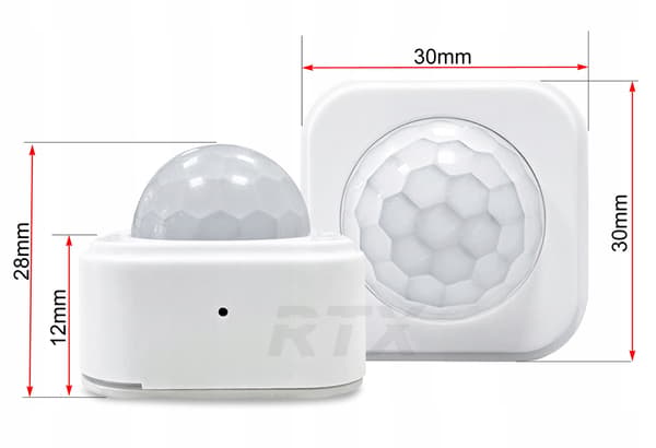 Ekstremt lille PIR-bevægelsessensor ZigBee TUYA Smart RTX Eco
