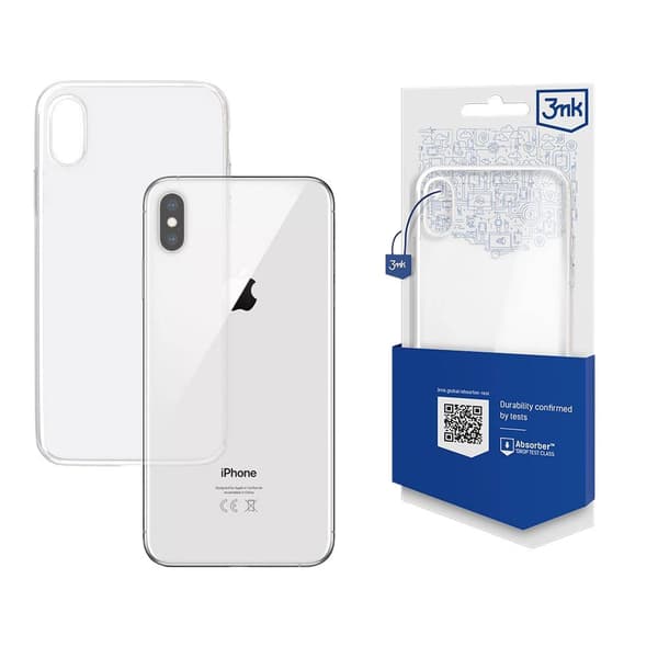 Apple iPhone Xs Max - 3mk Gennemsigtigt Etui