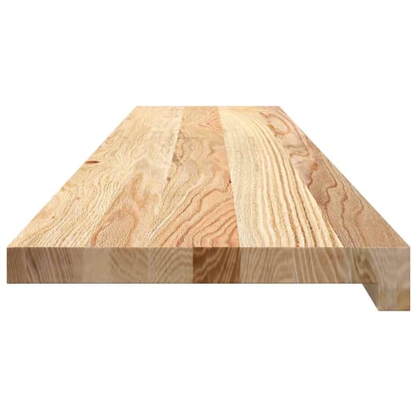 vidaXL trappetrin, 2 stk. ubehandlede, 120x30x2 cm massivt egetræ
