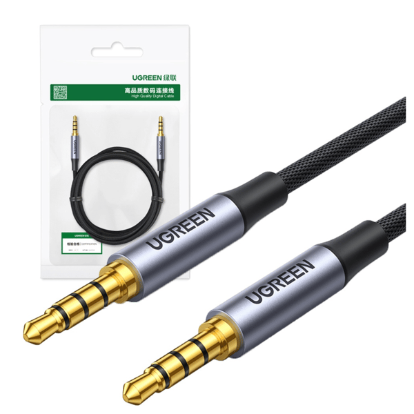 UGREEN AV183 3,5 mm mini jack kabel, AUX, 3 m (sort)