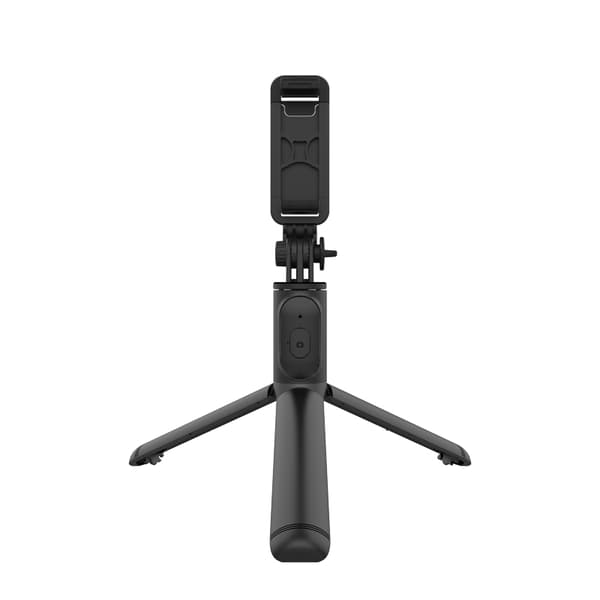 Crong SelfieGo Lite - Kompakt Bluetooth Selfie Stick-stativ (Sort)