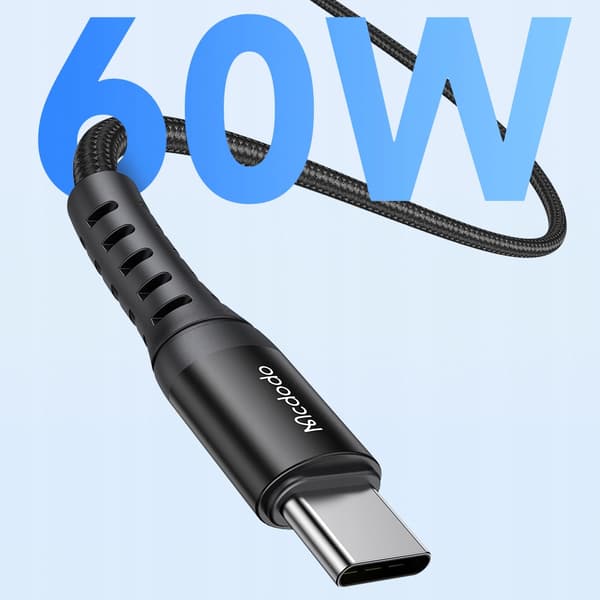 MCDODO USB-C-KABEL SNABBLADDNING FÖR SAMSUNG APPLE USB TYP C 3A 60W 1M