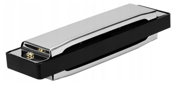 MUSIC MATE MM-H10 MusicAlunity Sølv-Sort Mundharmonika