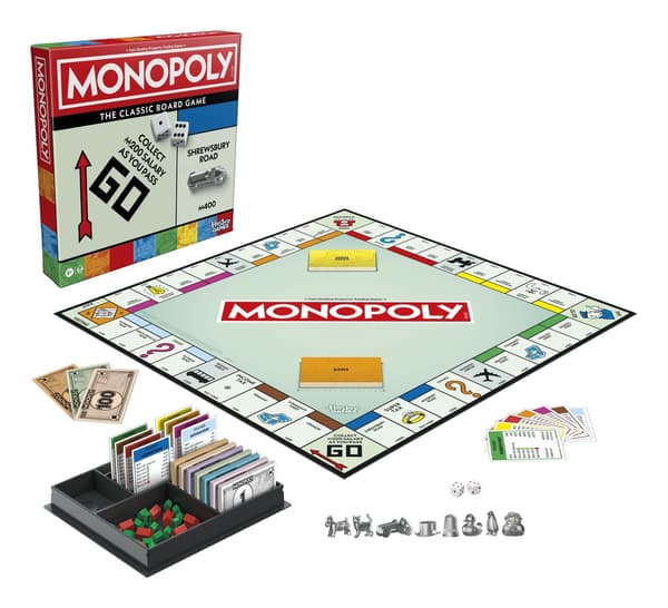 Hasbro G0009 Monopoly Classic -englanninkielinen