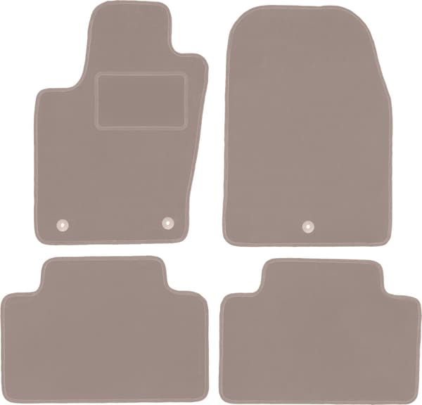 Bilmåtter velour til: Dodge Durango III terreng (2010-) beige