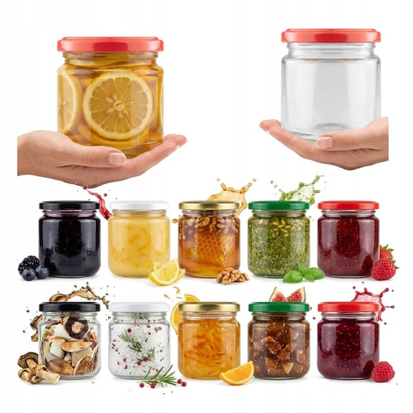 120 BITAR Burk 200ML + LOCK FI66 Syltmarmelad Paté Syltburkar