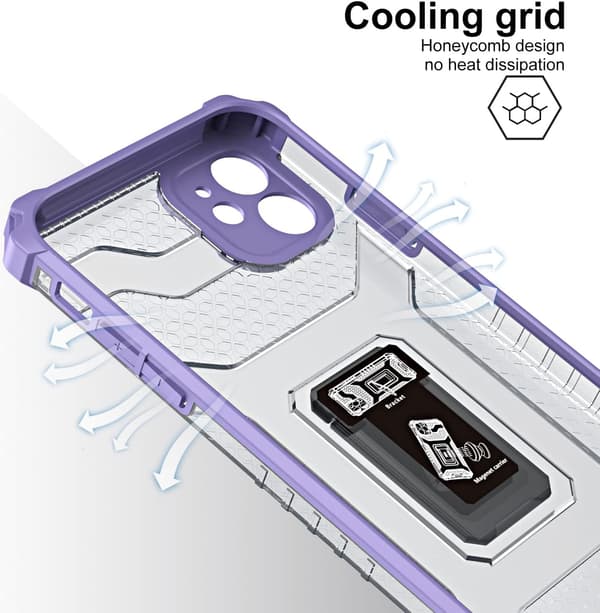 ETUI TIL APPLE IPHONE 11 6.1' LILLA ARMOR + 1x HÆRDET GLAS