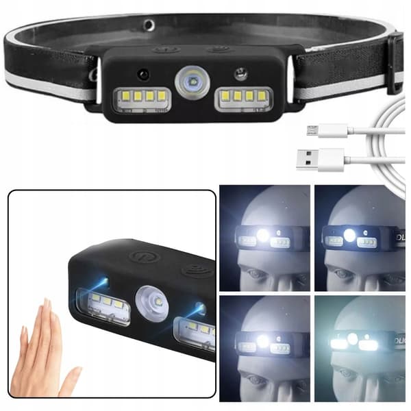 GENOPLADELIG LED-PANDELAMPE MED BEVÆGELSESSENSOR