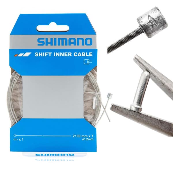 Shimano Y60098070 vaihdevaijeri 1.2x2100 mm