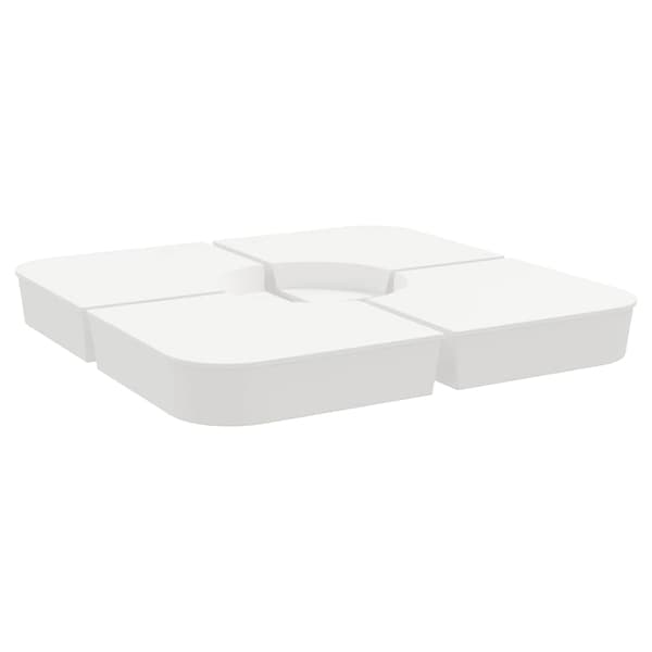 vidaXL Parasollfot, 4 delar, 100 kg, PP