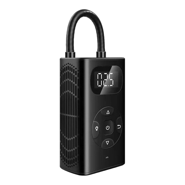 Elektrisk bilpump + USB-powerbank bärbar kompressor lykta