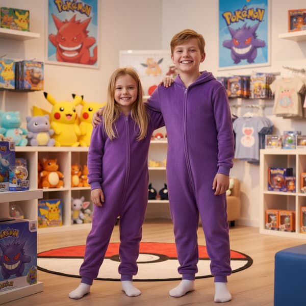 Kigurumi-pyjamas för barn Pokemon Gengar 115-125 cm