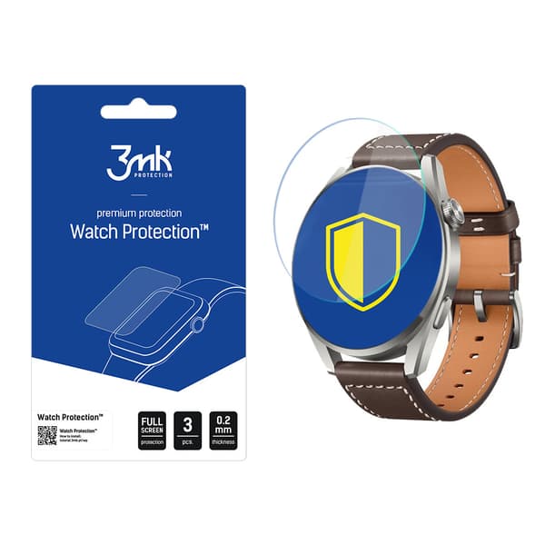 Huawei Watch 3 Pro - 3mk Kellonsuoja FlexibleGlass