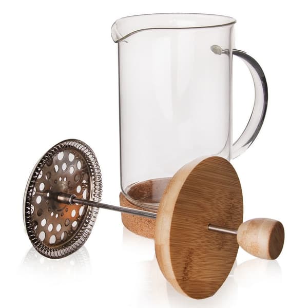 Stempelkande til kaffe og te i glas 750 ml