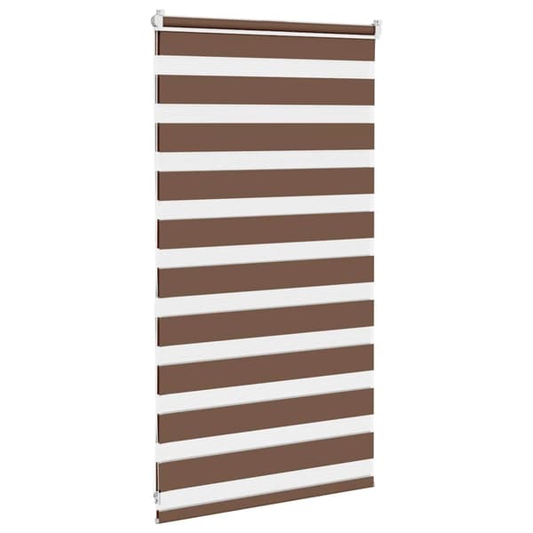 vidaXL Zebra rullegardin, birk, stofbredde 70,9 cm, polyester