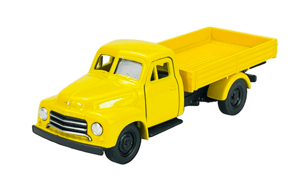 WELLY OLD TIMER 1952 OPEL BLITZ GUL UTAN LÅDA 1:34 43787