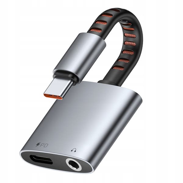 MCDODO USB-C - USB-C -SOVITIN + MINI-JAKKA 3,5 MM OTG -KAAPELI