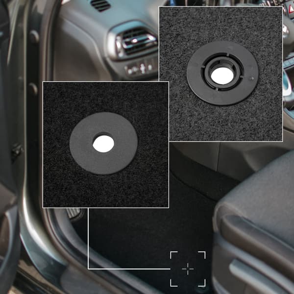 Velourmåtter BASIC sorte til: Hyundai Elantra V coupe, sedan (2010-2016)