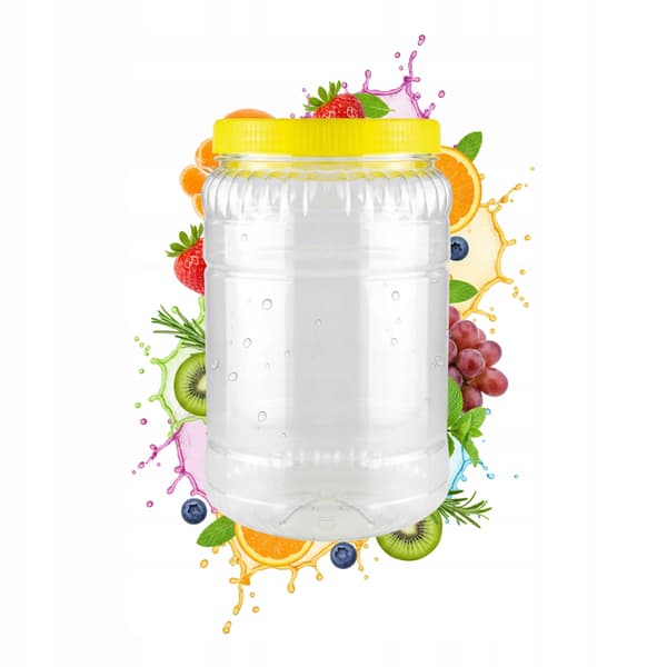 3l multifunktionel plastikbeholder til tinkturer og mad