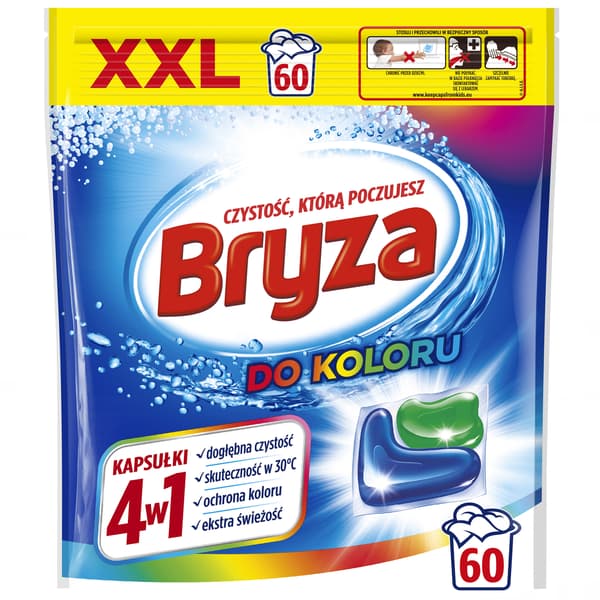 Bryza 4i1 farvekapsler 60 stk.