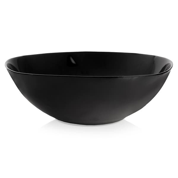 Luna lasisalaattikulho musta 25 cm 2 l