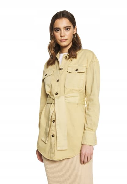 GLAMOROUS DAMJACKA MED SKÄRP BEIGE 36 W_B