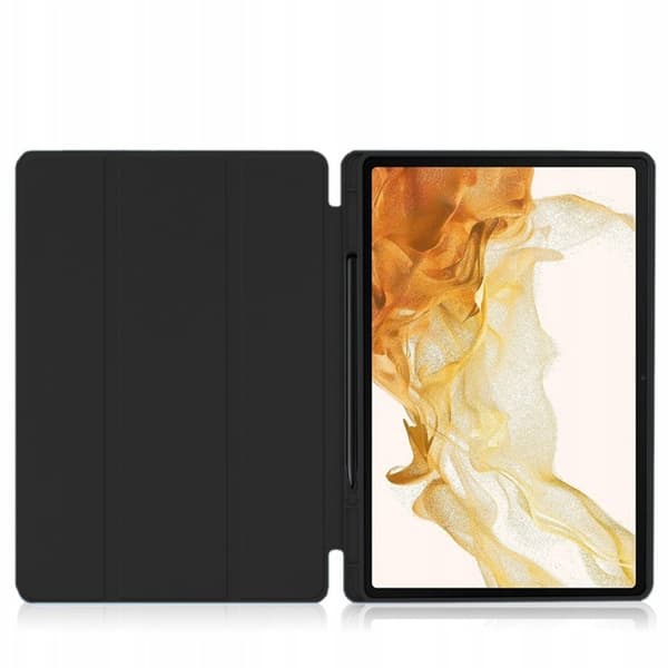 Smart blyant TPU etui til Samsung Galaxy Tab S10 Plus (sort)