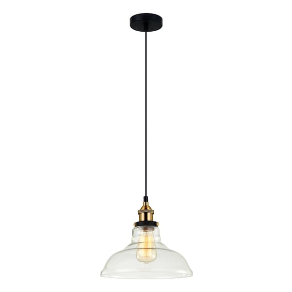 HÆNGELAMPE HUBERT 1 E27 SORT ITALUX MDM-2381/1