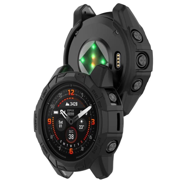 Tech-Protect Defense Air-etui til Garmin Fenix ​​7 / 7 Pro - Sort