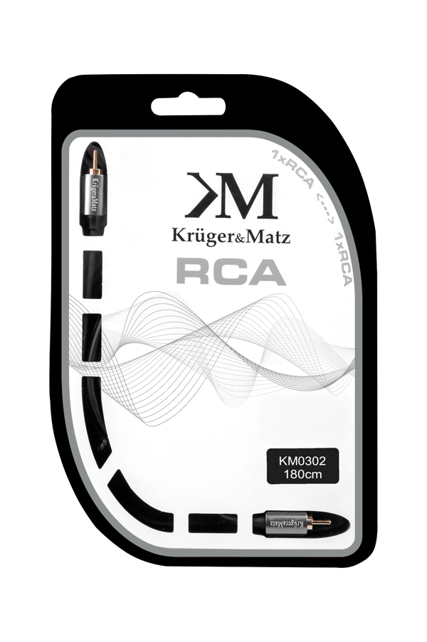 Kabel 1RCA-1RCA CINCH 1,8m Kruger&Matz